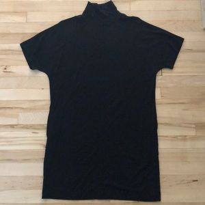 Black turtleneck dress